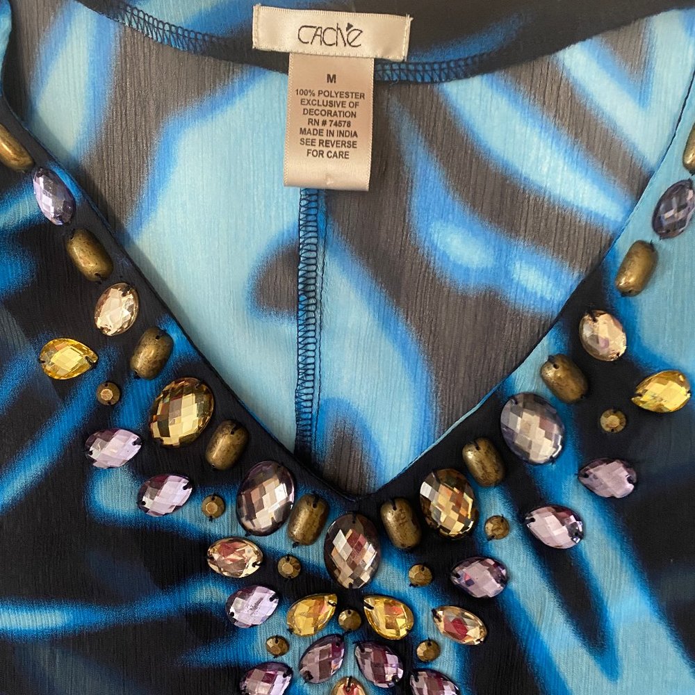 Cache Jeweled top - Picture 2 of 5